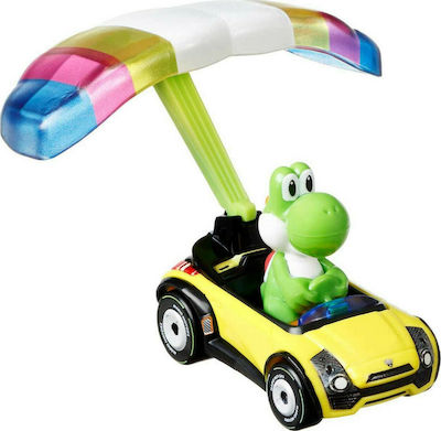 Hot Wheels Mario Kart Yoshi με Ανεμόπτερο Car for 3++ Years