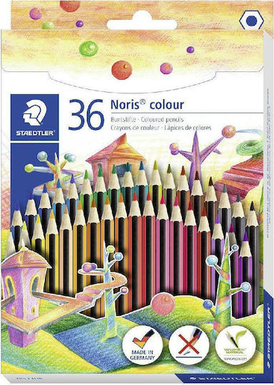 Staedtler Noris Color Farbstift-Set 36Stück Packung von 1 Verpackungen