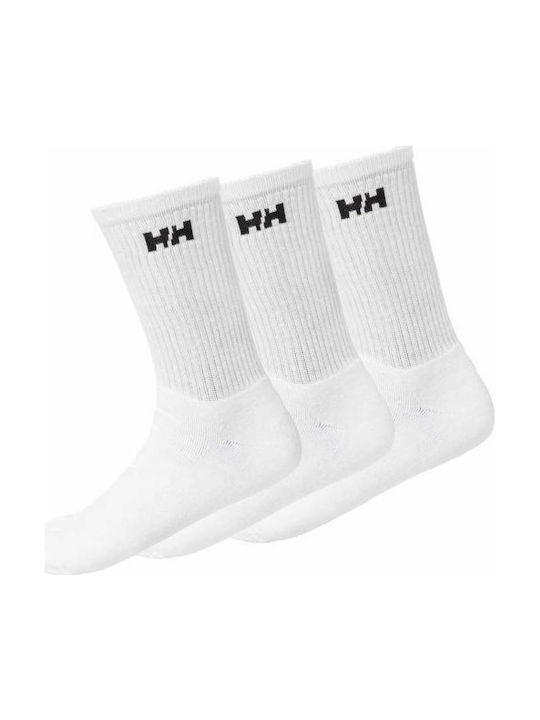 Helly Hansen Αθλητικές Κάλτσες Λευκές 3 Ζεύγη