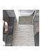 Das Home Бански килим Памук Правоъгълена 0552 420760900552 Сив 60x90бр