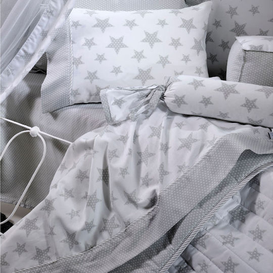 Down Town Home Sateen Starry BS768 Gray 90x140cm 04-0082