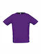 Sol's Sporty Werbe-T-Shirt in Lila Farbe