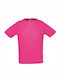 Sol's Sporty Men's Short Sleeve Promotional T-Shirt Fuchsia