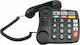 Olympia 4500 Office Corded Phone for Seniors Black