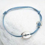 Παρίσης Christening Charm Bracelet Light Blue 50pcs