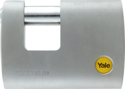 Yale Boron Υ124 Padlock Monoblock with Key Security Padlock 75mm 1pcs