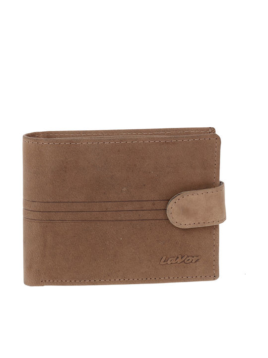Lavor Leather Men's Wallet with RFID Light Brown