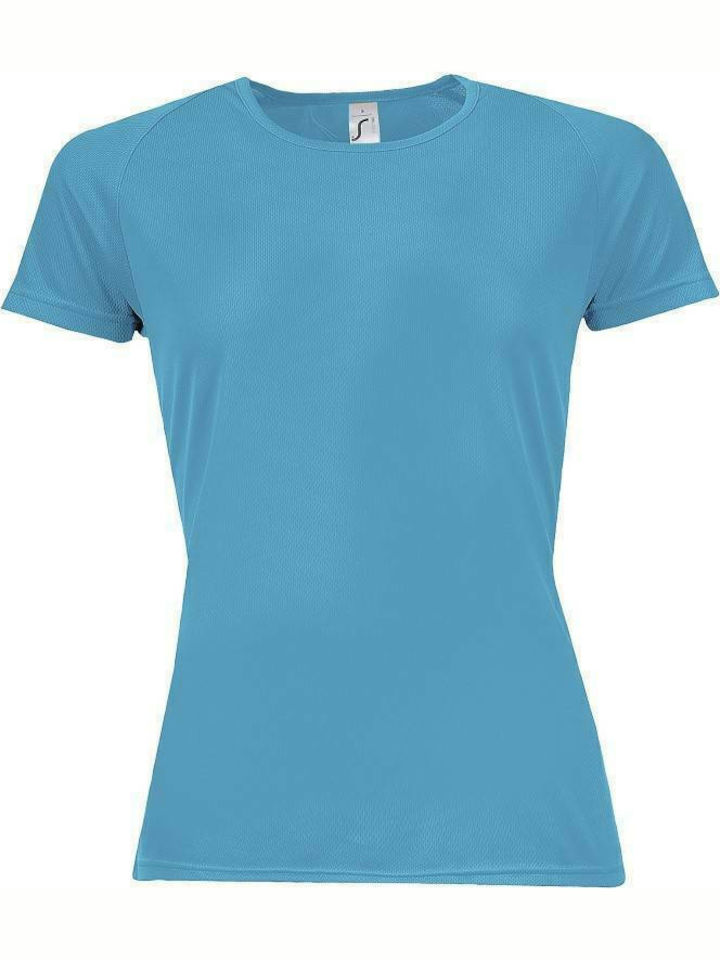 Sol's Sporty Women's Short Sleeve Promotional T-Shirt Turquoise
