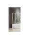 Axis Bath Side Panel SPBX70T-100 Fixed Side Bathtub 69x140cm Clear Glass