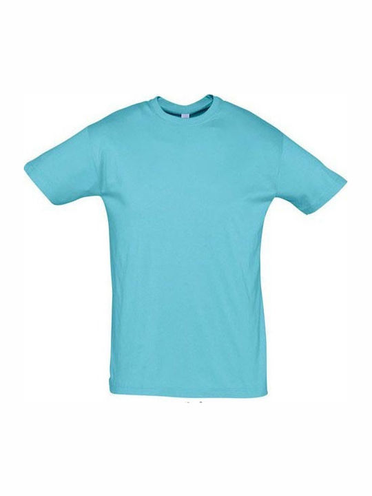 Sol's Victory Ανδρικό Διαφημιστικό T-shirt Κοντομάνικο Atoll Blue