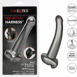 Calexotics Her Royal Harness Me2 Dildou Ultra Moale cu Vârf G Grey 17 cm