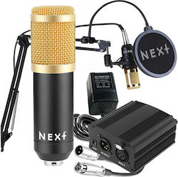 Next Phantom Power Kit Set Wired Microphone Shock Mounted
