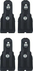 K39 Füße für Dachträger K25 Endstücke für K1 Medium/Pro/Pro Alu Bars 4 Stück 4Stück