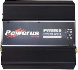 Powerus PW3500 1Ω Car Audio Amplifier 1 Channel (Class D) Powerus PW3500 1Ω Car Audio Amplifier 1 Channel (Class D)
