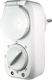 Ecosavers OutDoor Easy Time Switch Μηχανικός Χρονοδιακόπτης Πρίζας Ημερήσιος Εξωτερικού Χώρου IP44