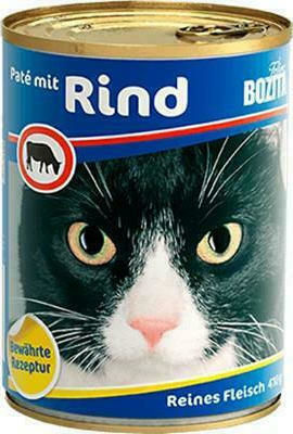 Bozita Nasses Katzenfutter für Katze in Dose mit Kalb 410gr