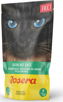 Josera Filet Wet Food for Adult Cats In Pouch with Chicken / Duck 1pc 70gr