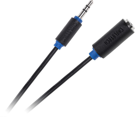 Cabletech 3.5mm Male To 3.5mm Female Audio Cable Black 3m DM-3951-3