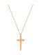 Colier cruce - ROSE GOLD Colier ROSE GOLD