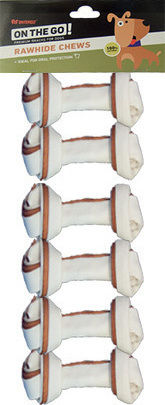 Pet Interest On The Go Bone Knot for Dogs Natural 8cm 20gr 6pcs