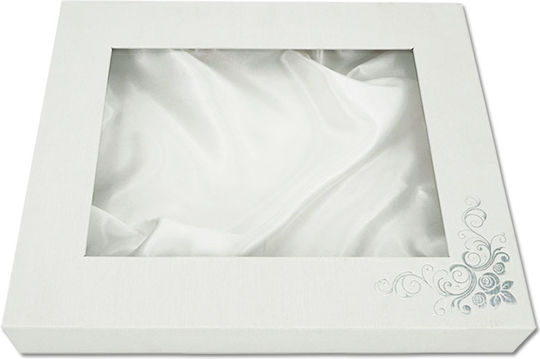 Marhome Корона Кутия Правоъгълена Картонена Сребрист 25x30εκ. 15-00-30254