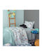Palamaiki My Kingdom MK729 Kids Cotton Pillowcase 50x75cm Blue
