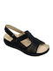 Level Anatomic Anatomic Women's Suede Ankle Strap Platforms Black