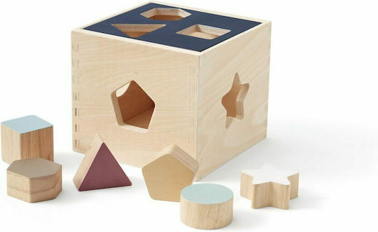 Kids Concept Shape Sorting Toy Matching Game With Shapes made of Wood for 24++ Months