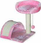 Pet Interest Cat Tree Tunnel Ονυχοδρόμιο Γατόδεντρο Ροζ 35x35x45εκ. 2507-N-PN