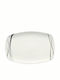 Ankor Lines Serving Platter Rectangular made of Porcelain White 30.5cm 1210-120