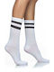 Inizio Women's Solid Color Socks White