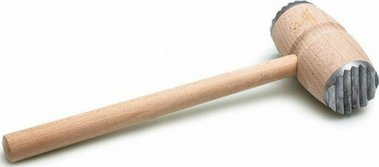 Fackelmann Fleischklopfer Hölzernes Mit Metallischen Kanten 30x10cm