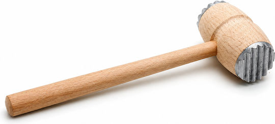 Fackelmann Wooden Meat Mallet with Metal Tips 30cm