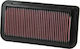 K&N Freeflow Air Filter 289x149mm for Toyota Avensis Verso / Corolla Lotus Elise