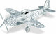 Metal Earth Mustang P-51 Modele statice Figurină de Modelism Avion 9.5x9x3cm.