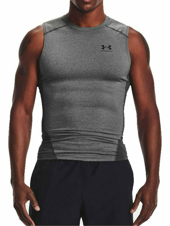 Under Armour Heatgear Herren Thermo ärmelloses Shirt Kompression Gray