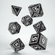 Q Workshop Runic Dice Set Dice Black & White