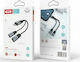 XO NBR160A Μετατροπέας Lightning male σε Lightning 2x female