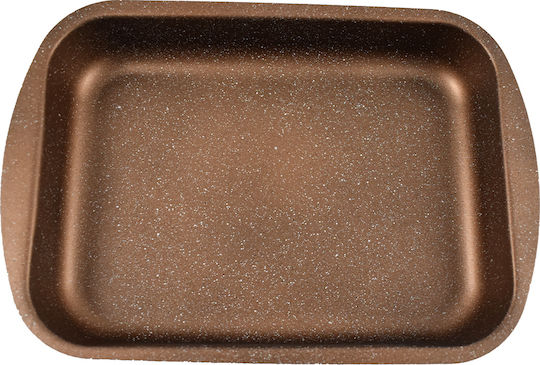 Chios Hellas Woodstone Aluminum Baking Pan with Stone Interior Coating