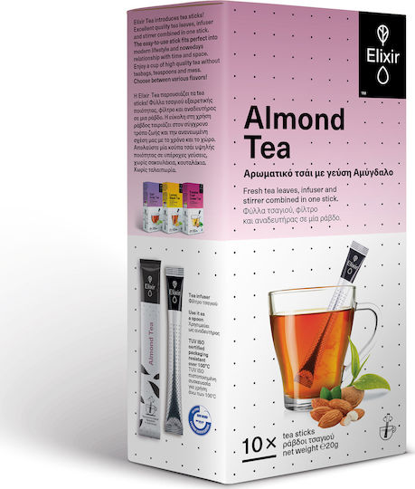 Elixir Black Tea Almond 10 Bags 20gr 10pcs