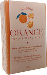 Natprod Orange Soap Bar with Olive Oil 100gr Natprod Orange Soap Bar with Olive Oil 100gr