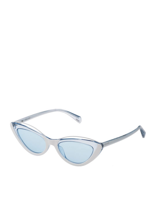 Police Damen Sonnenbrille mit Transparent Kunst...