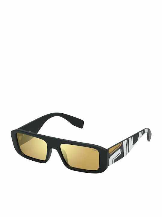 FILA Unisex Sunglasses with Black Plastic Frame...