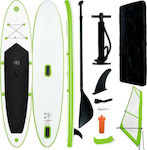 vidaXL Inflatable SUP Board with Length 3.3m SUP Set with Sail