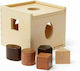 Kids Concept Formensortierspiel Formensortierwürfel aus Holz für 12++ Monate