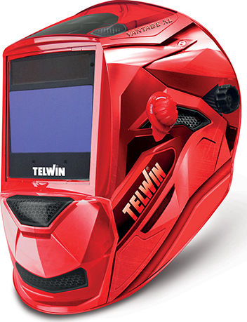 Telwin Vantage Red Ηλεκτρονική Μάσκα Ηλεκτροκόλλησης Κόκκινη