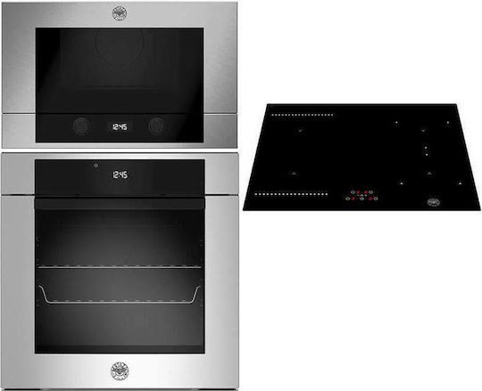 Bertazzoni Home Appliances Set F60 11 MOD P L X + P60 4IC 1B2 NE E + F38 3 MOD MW S X