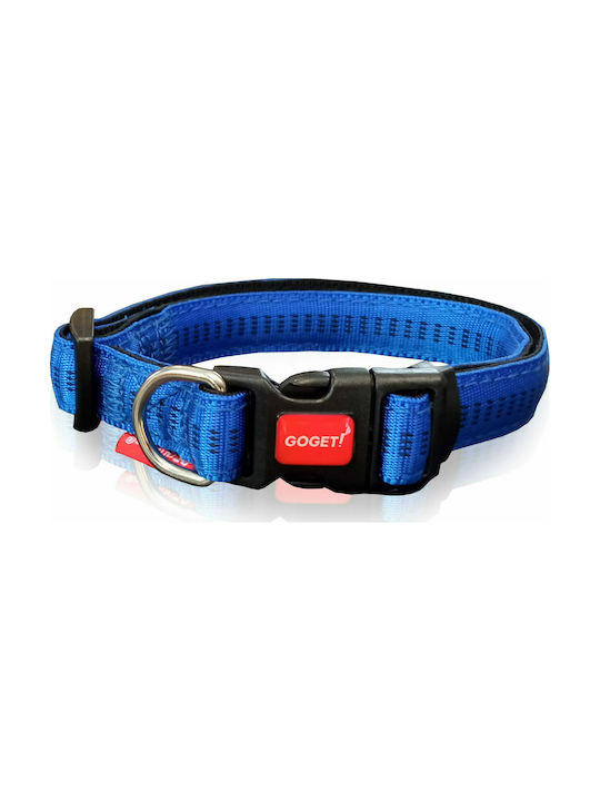 Pet Interest Stripes Dog Collar in Blue color M...