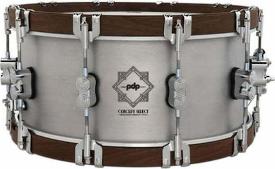 DW Drums Ταμπούρο Μεταλλικό PDP Concept Alu Snare 14" x 5" Λευκό