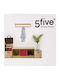 Entry Furniture with Shoe Rack & Bench Natural 105x34x49.5cm